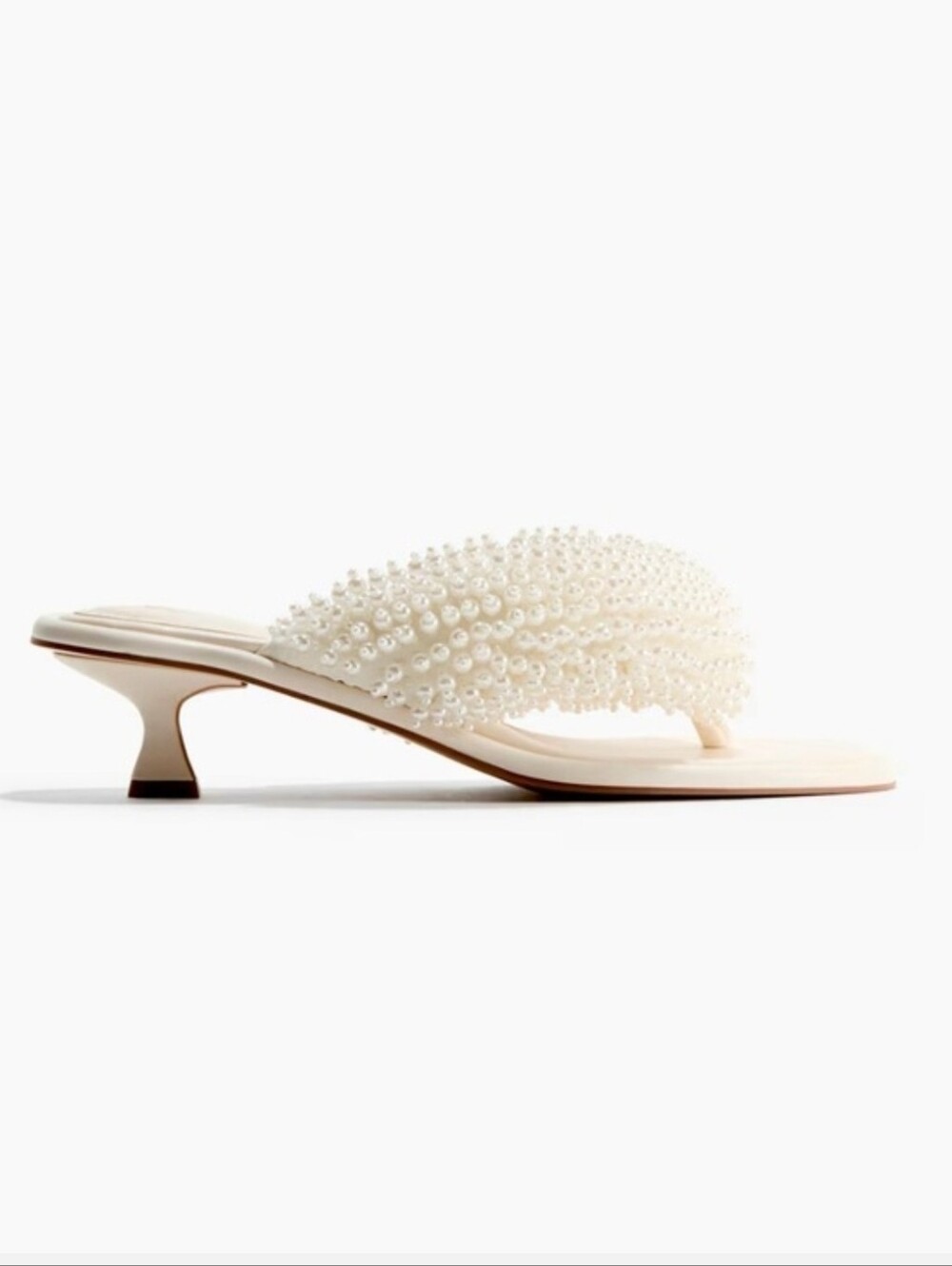 H&M COLLECTION SUMMER 2026
NWT CREAM BEADED HEELED SANDALS